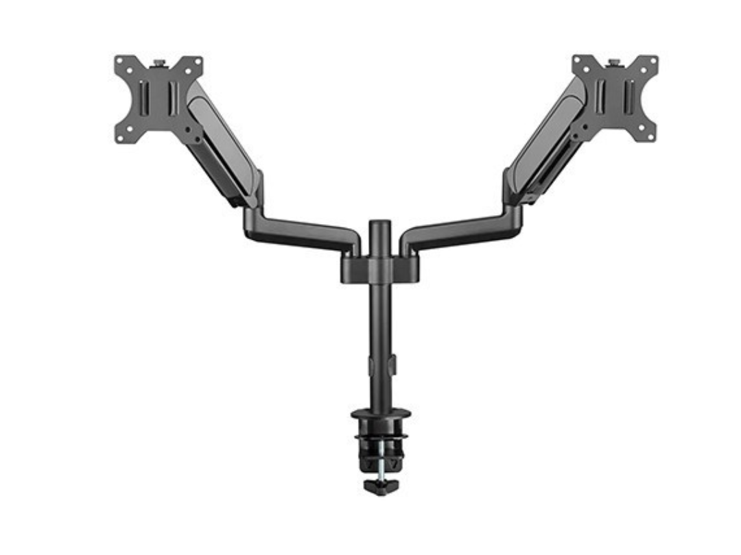 Buy Skill Tech SH48 Dual Monitor Arm – Gas Spring | in Qatar Buy Skill Tech SH48 Dual Monitor Arm – Gas Spring | in Qatar